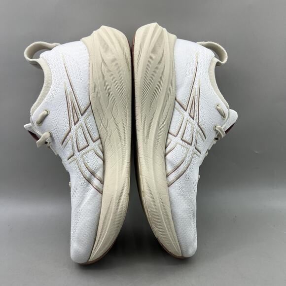 Asics Gel Nimbus 26 Running Shoes Women Size 9 White Beige Comfort Low Sneakers - Picture 6 of 8